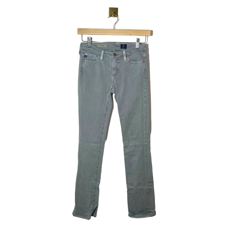 AG Adriano Goldschmied Ballad Womens 25 Gray Slim Bootcut Jeans Stretch Denim